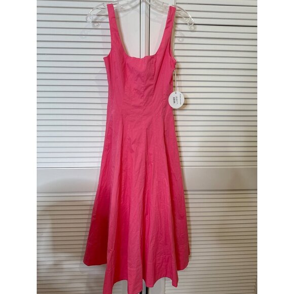 New STAUD Wells Dress Plumeria Pink Sz 0 Retails $395 - Picture 5 of 7